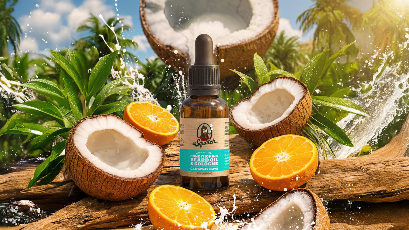 Castaway Cove Beard Oil & Cologne - Cozy Glow