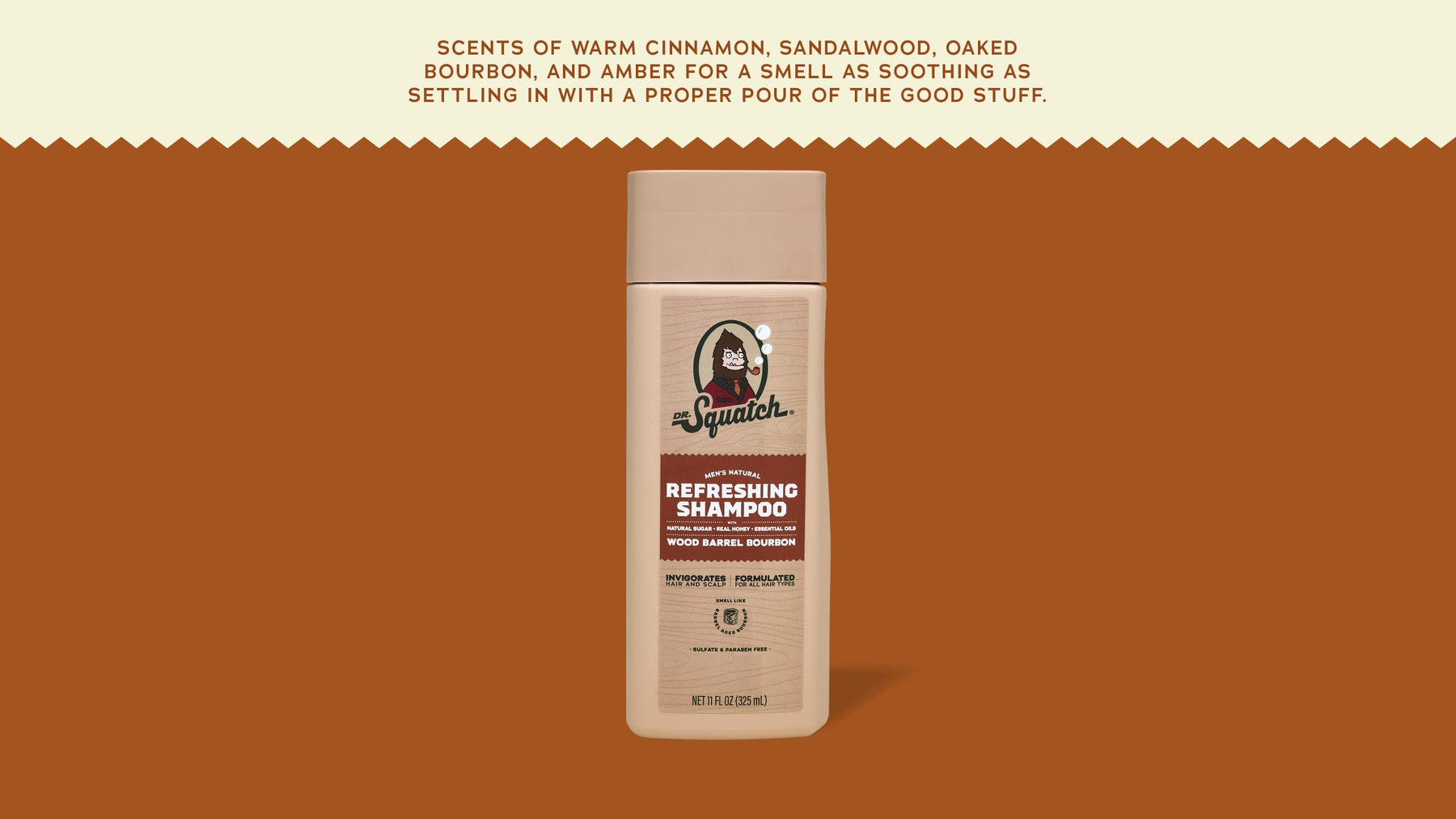 Wood Barrel Bourbon Shampoo - Classic Notes