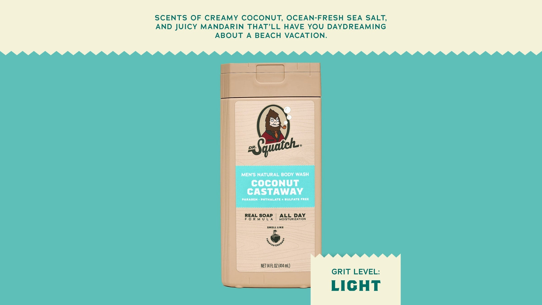14 oz Coconut Castaway Body Wash - Cozy Glow