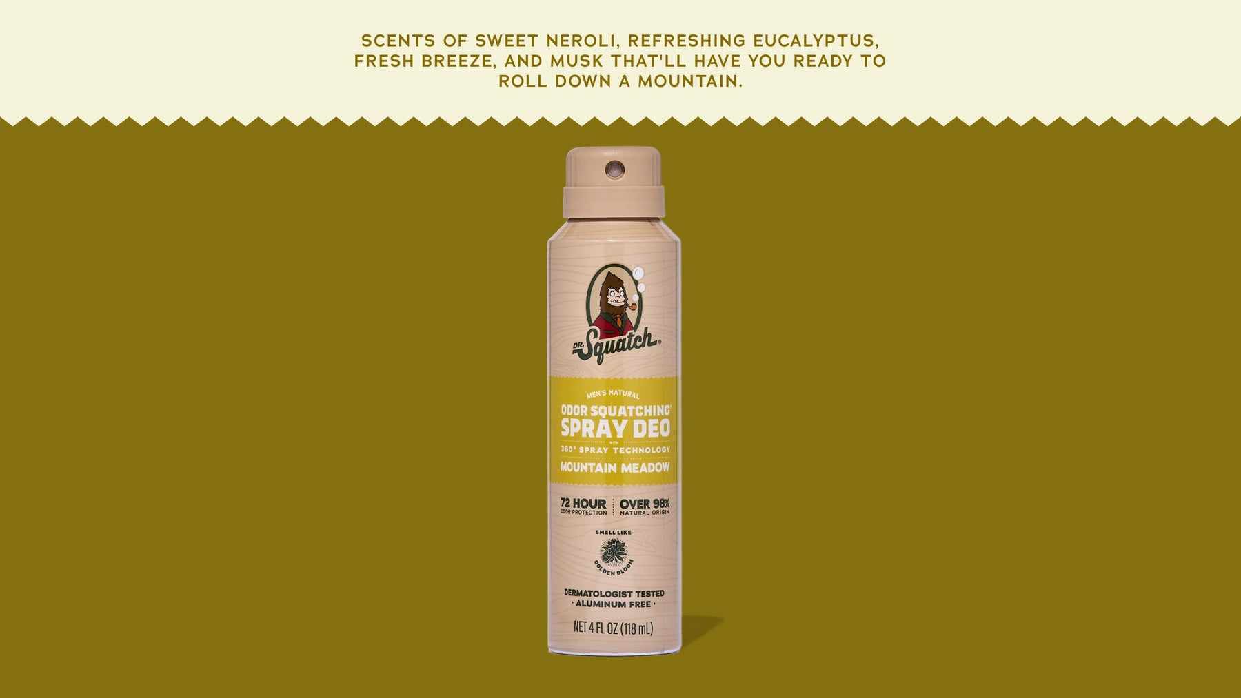 Mountain Meadow Spray Deodorant - Fresh Notes