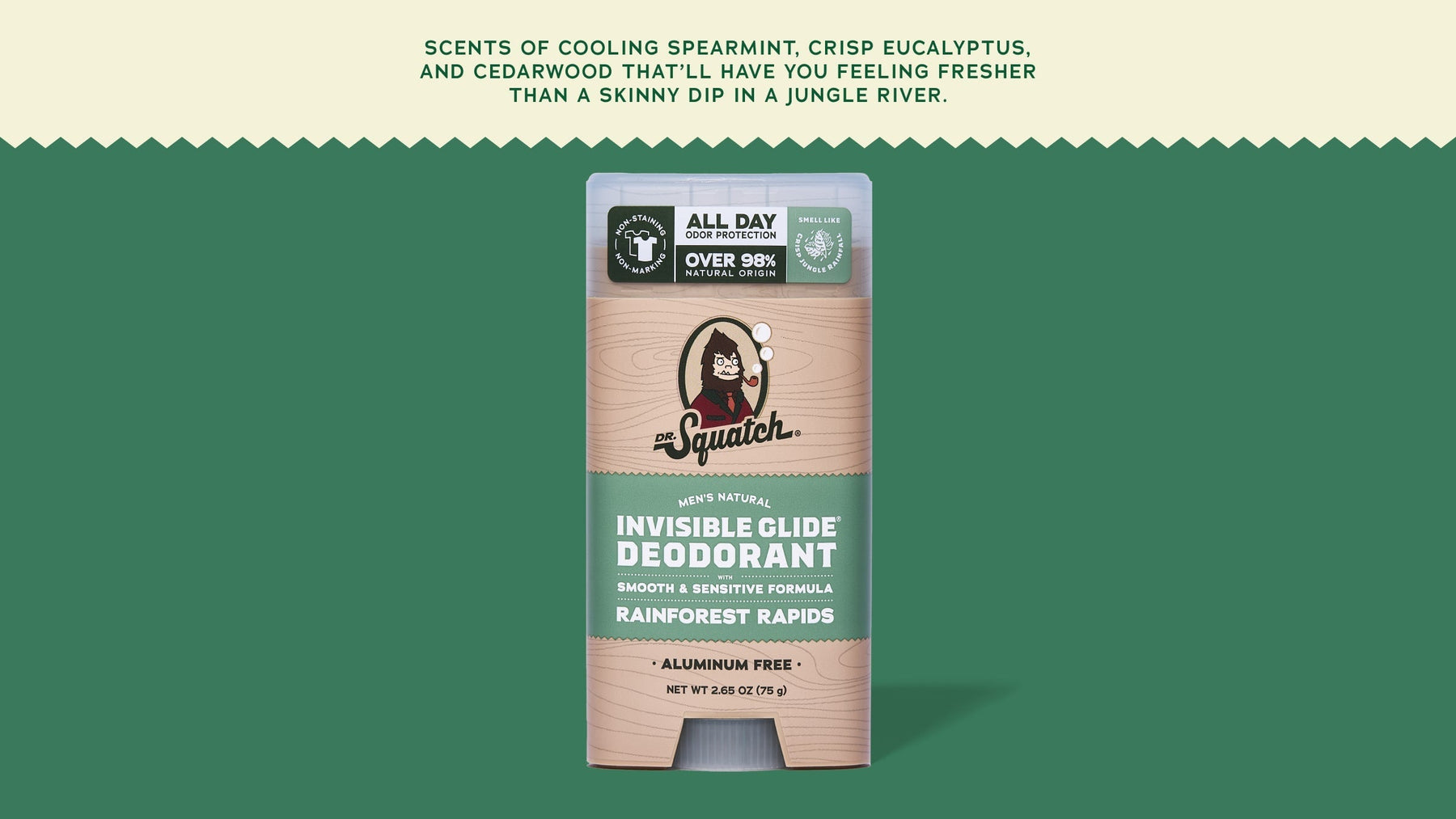 Rainforest Rapids Invisible Glide Deodorant - Classic Notes