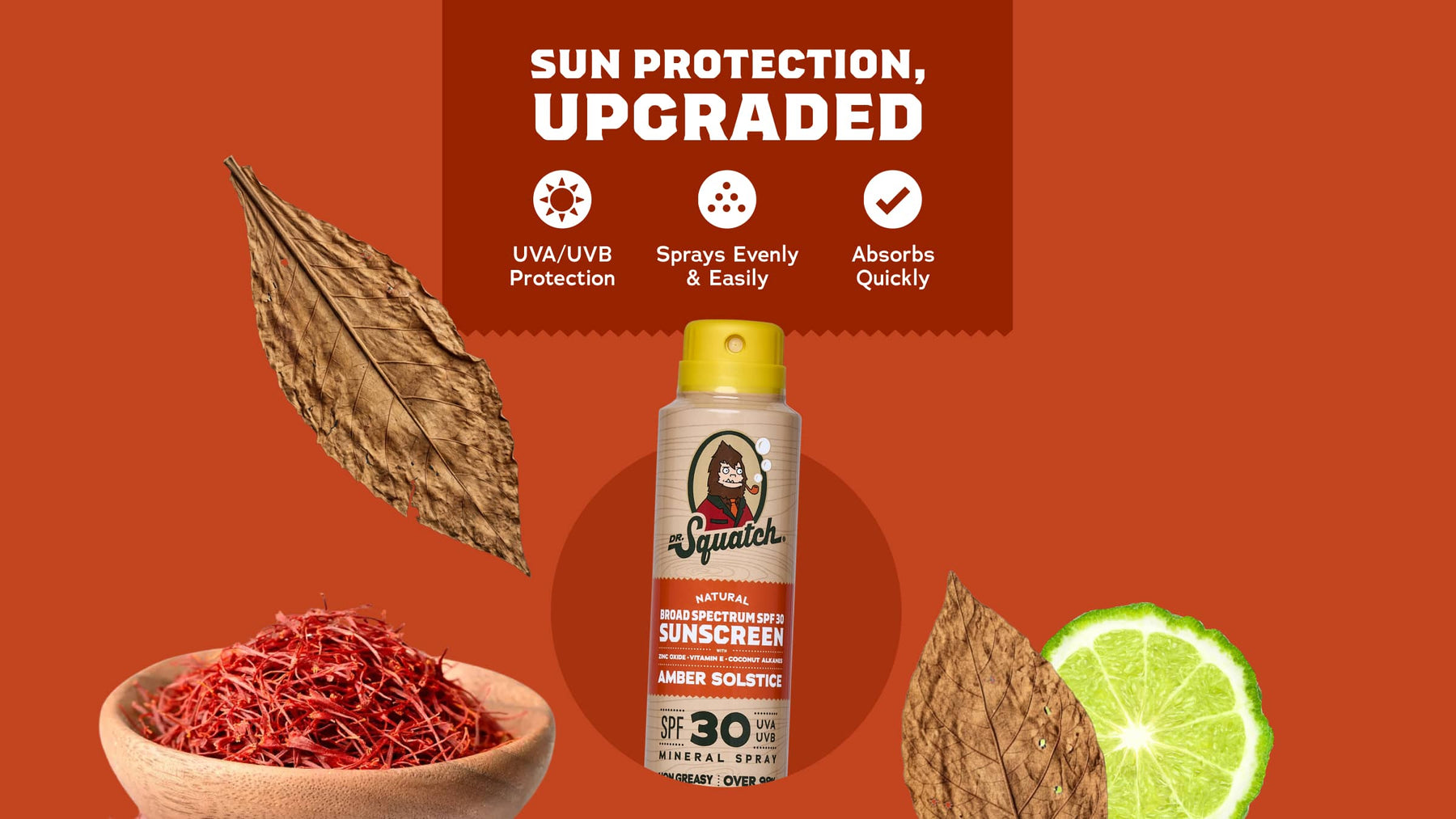 Amber Solstice Spray Sunscreen - Daily Clean