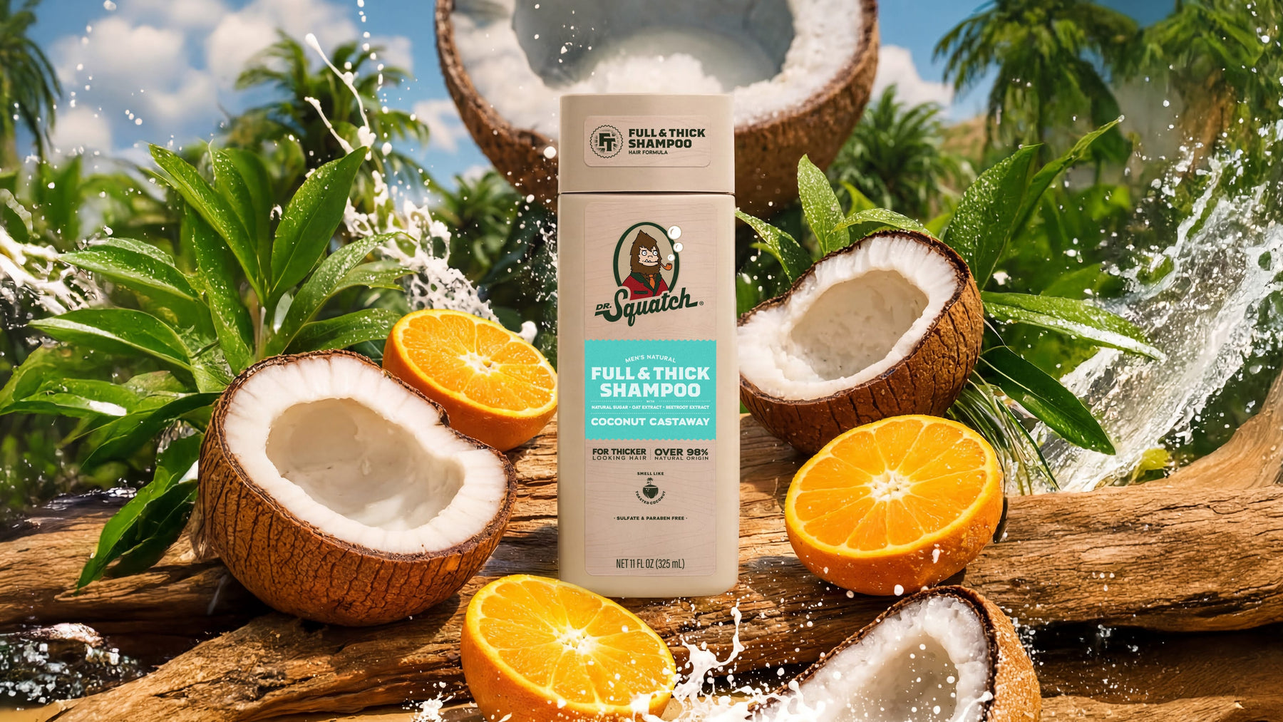 Coconut Castaway Full & Thick Shampoo - Bright Scent