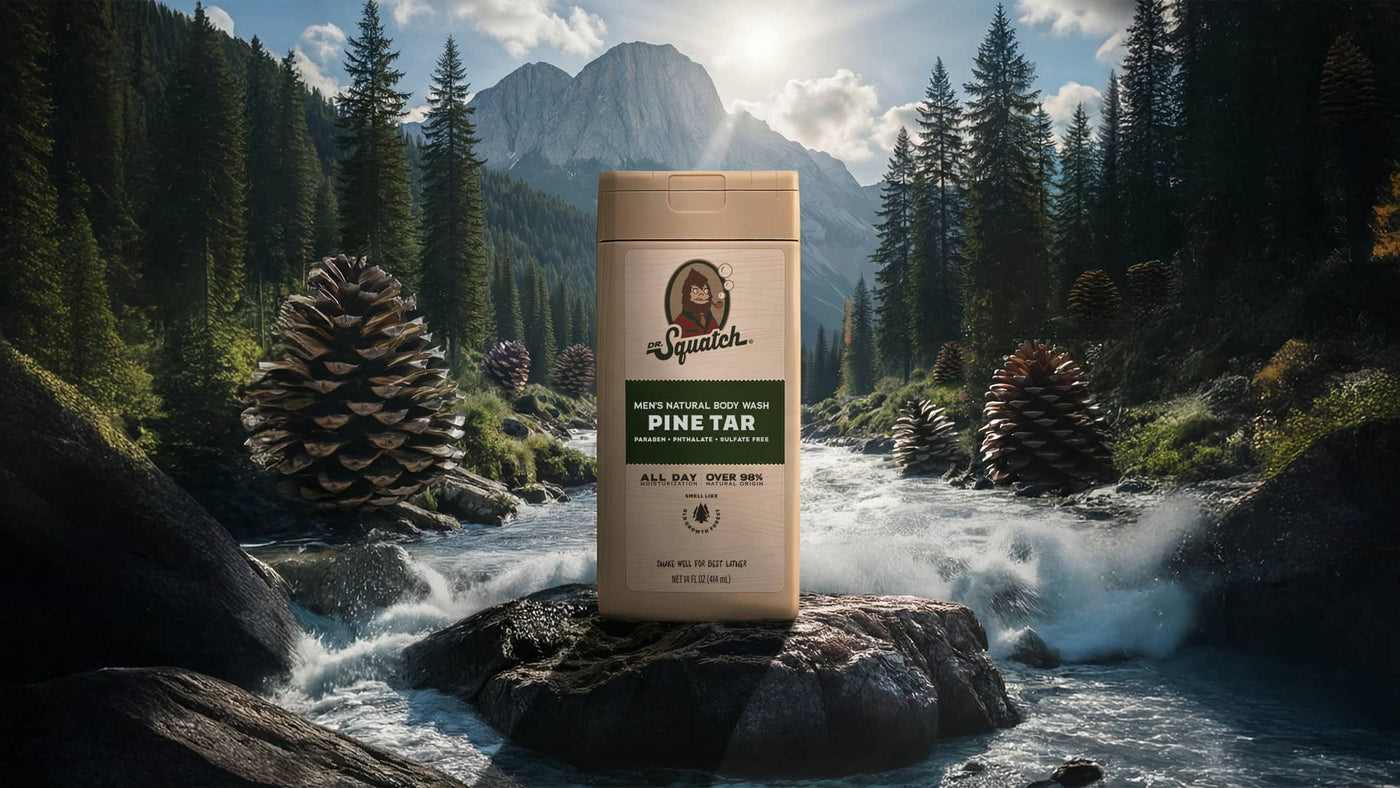 14 oz Pine Tar Body Wash - Classic Notes