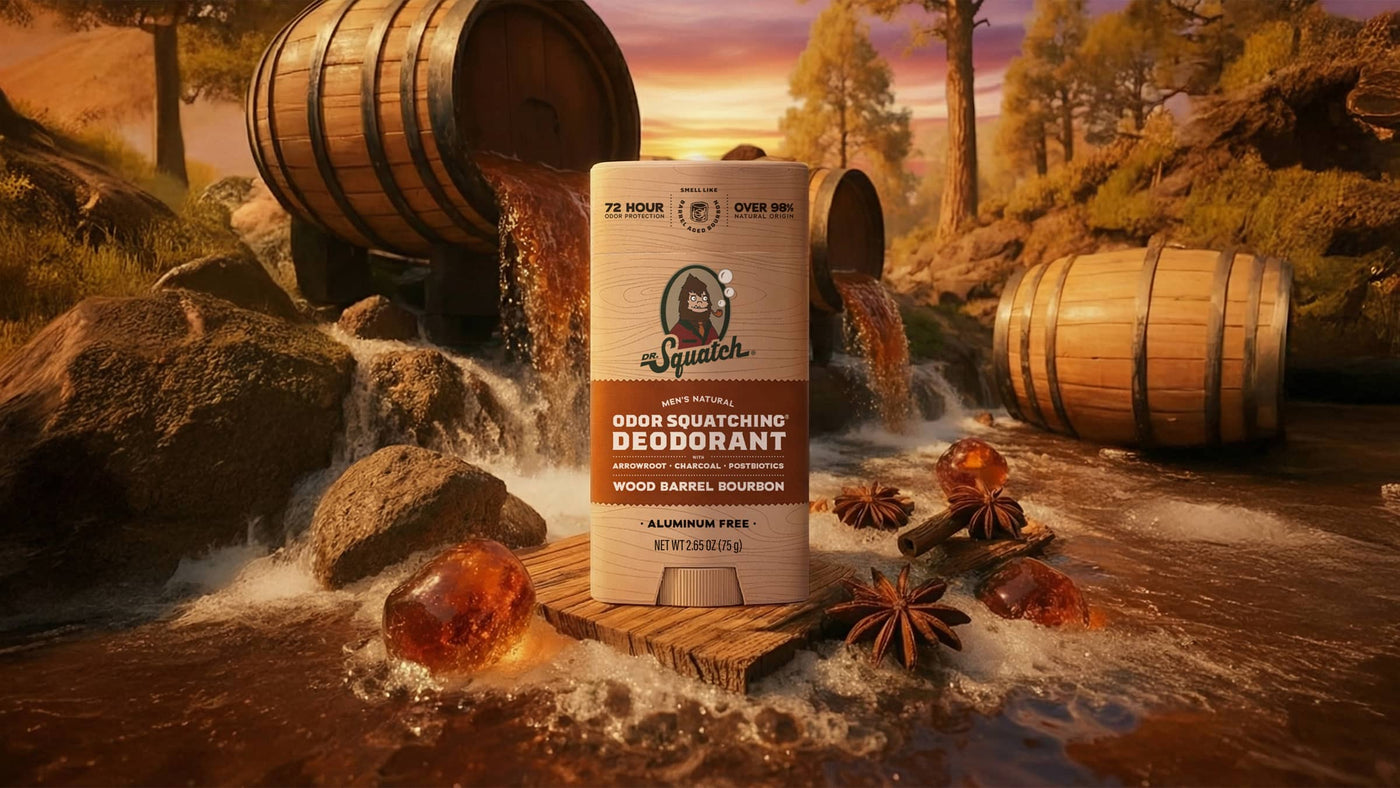 Wood Barrel Bourbon Deodorant - Daily Fresh