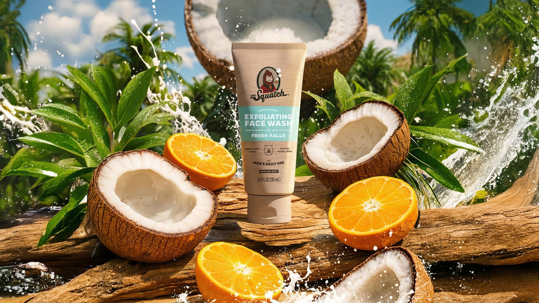 Coconut Castaway Refreshing Face Wash - Bright Finish