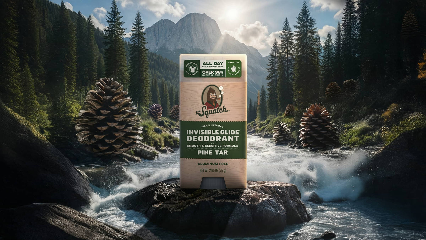 Pine Tar Invisible Glide Deodorant - Easy Spritz