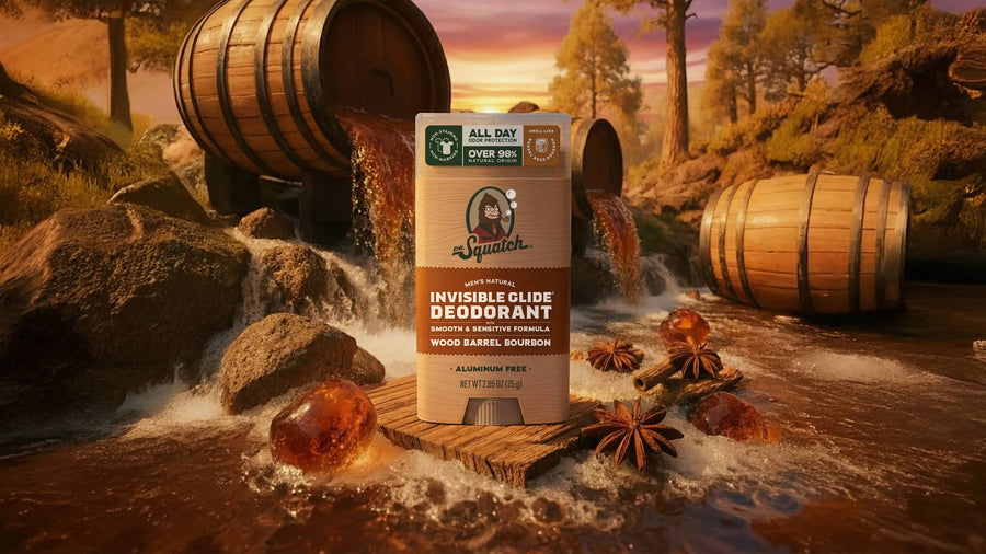 Wood Barrel Bourbon Invisible Glide Deodorant - Home Glow