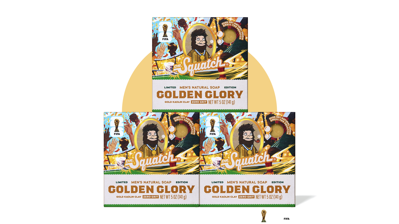 FIFA Golden Glory 3-Pack Bar Soap Bundle - Ready Routine