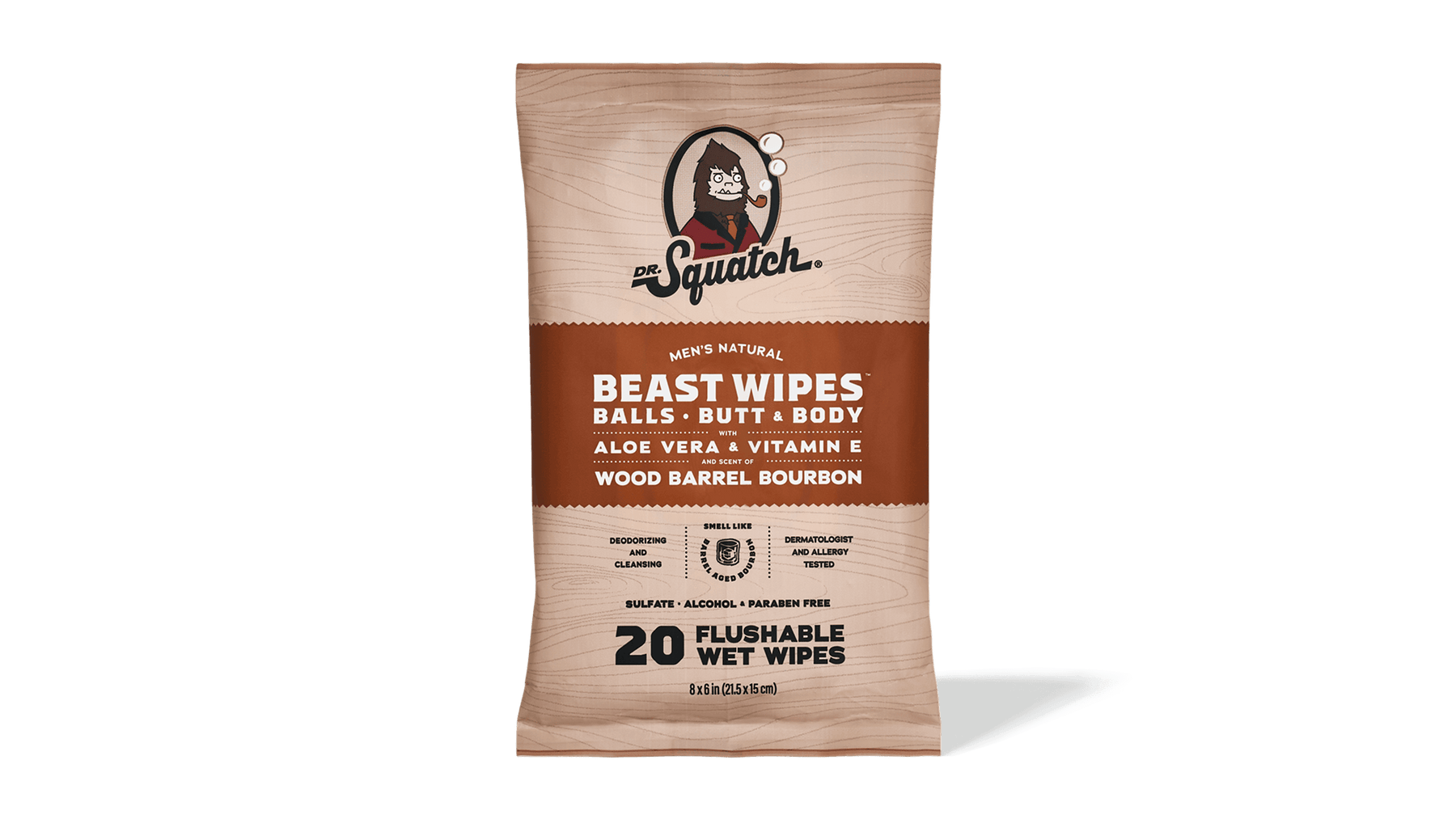 Wood Barrel Bourbon Wipes - Body Care