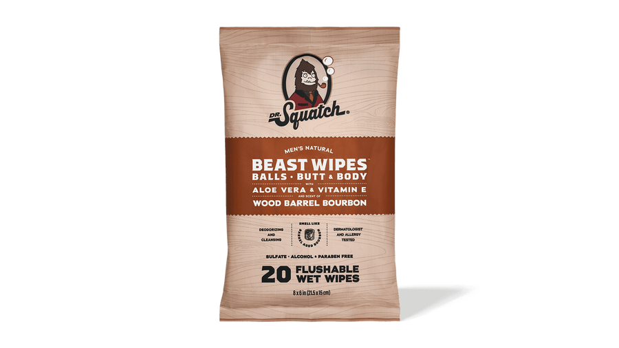 Wood Barrel Bourbon Wipes - Body Care