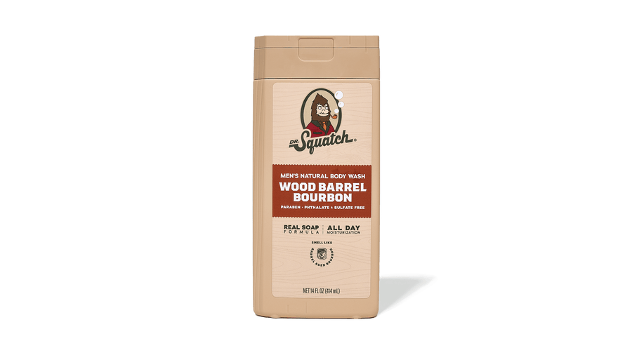 14 oz Wood Barrel Bourbon Body Wash - Clean Mood